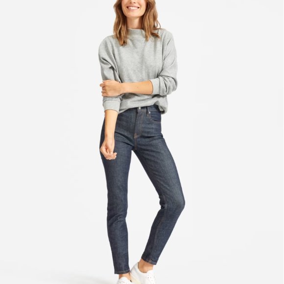 Everlane Denim - Everlane Dark Wash High Rise Skinny Jeans 28 Regular